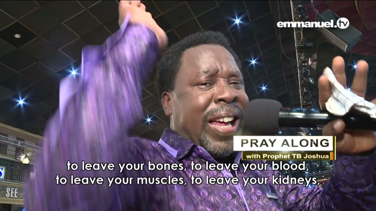 PRAYER FOR HEALING WITH PROPHET TB JOSHUA!!!