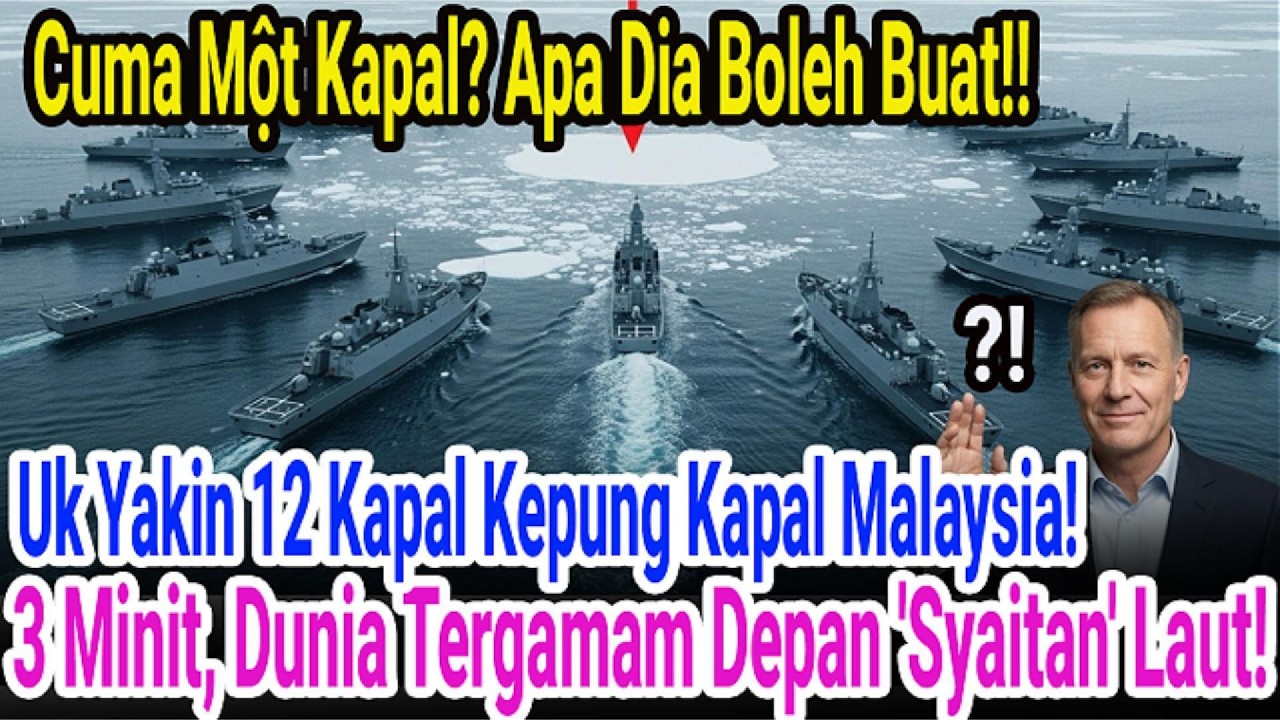 12 Kapal British Vs 1 Malaysia. 3 Minit Elit Laut Tergamam! Rahsia Terbongkar.