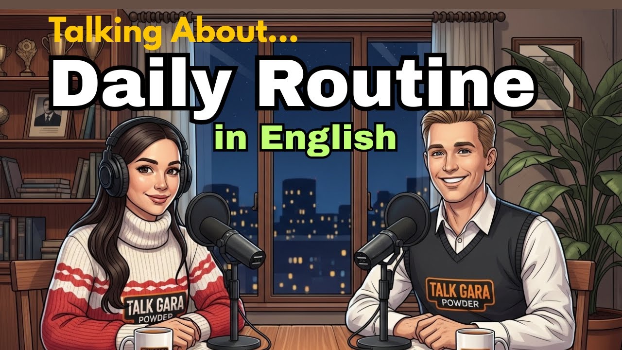 How to Talk About Your Daily Routine in English | Easy English Conversation Practice