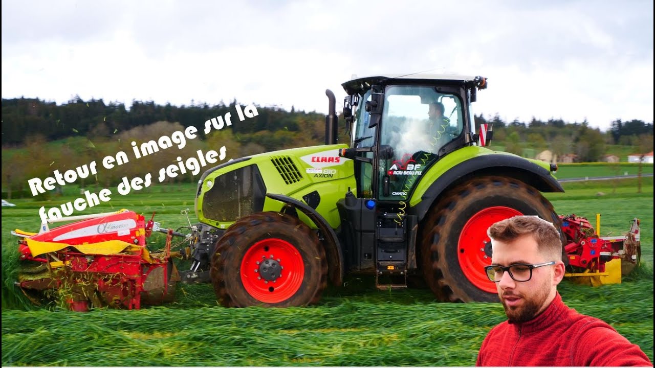 L'Axion 810 sur le groupe de fauche