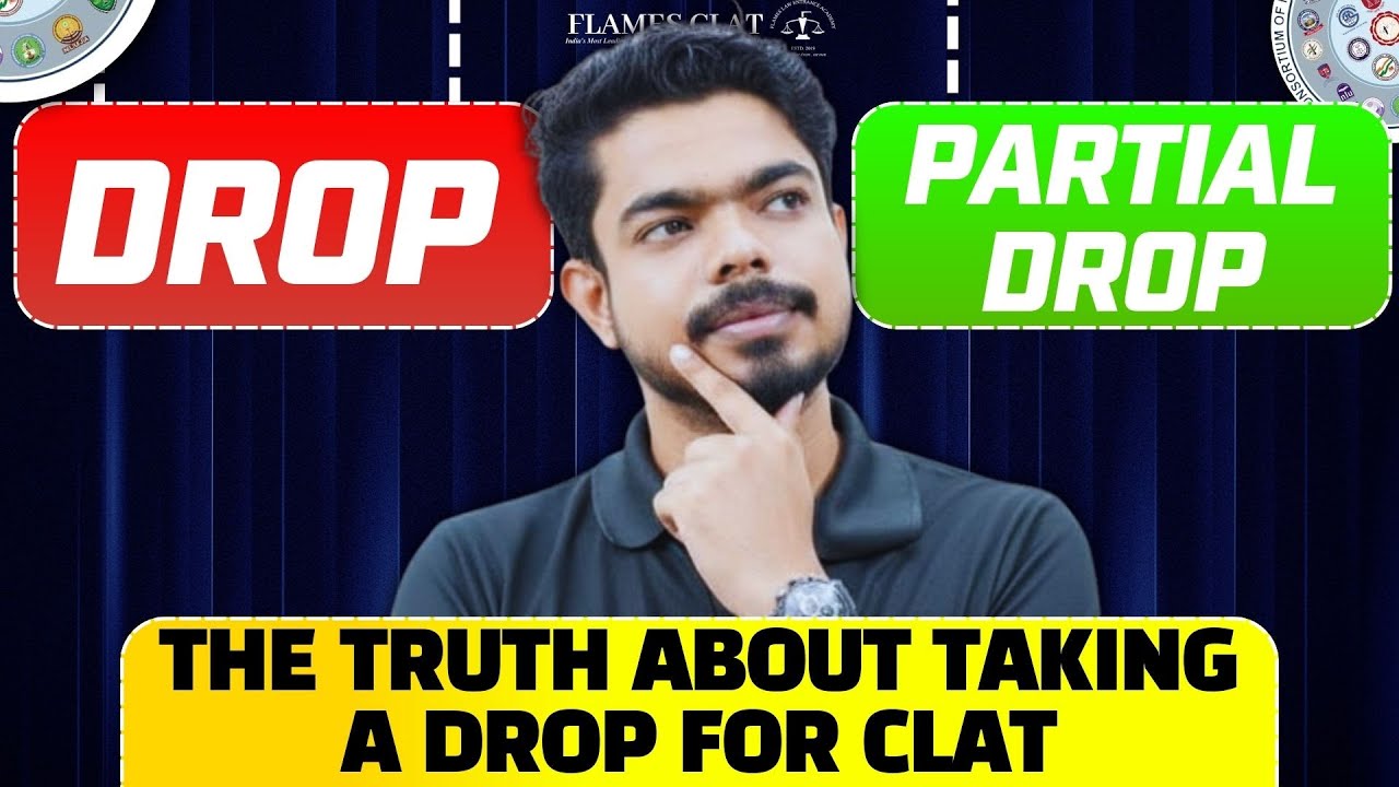 Partial Drop vs Full Drop for CLAT 2027 | Which is Actually Safe?│ FLAMES CLAT