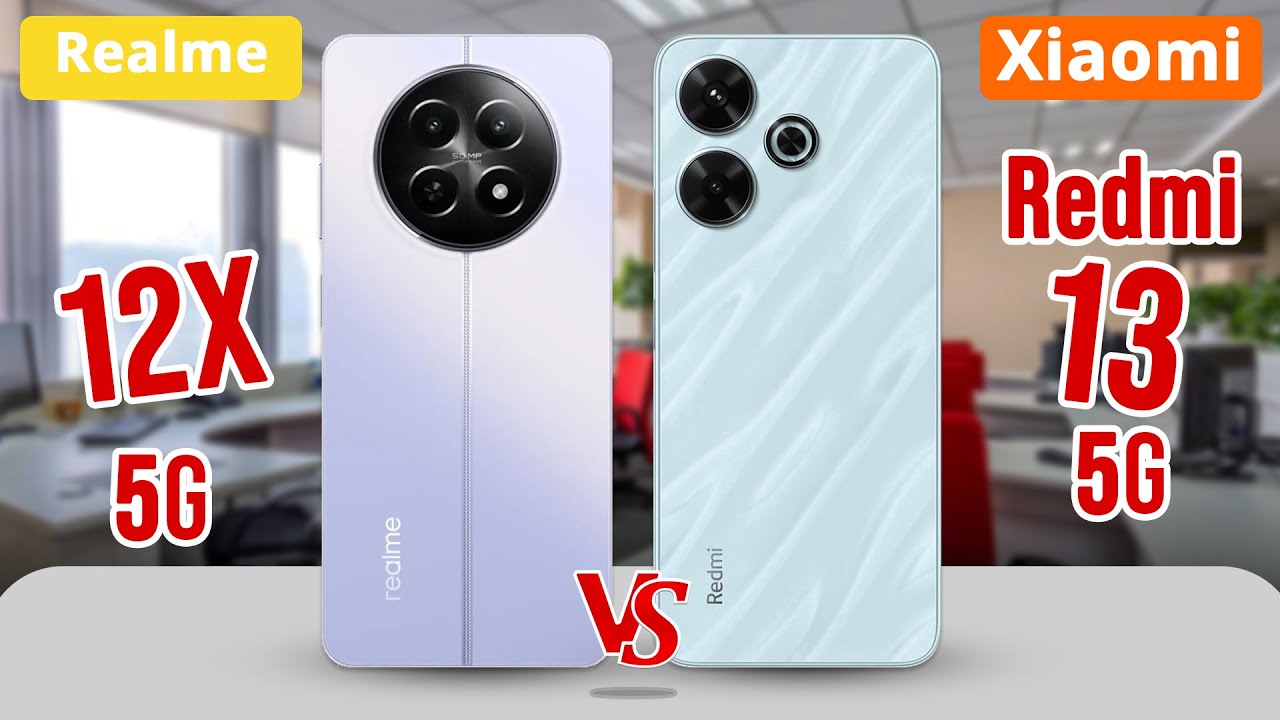 Realme 12x 5G Vs Xiaomi Redmi 13 5G | Specs Comparison || Which One's Better?