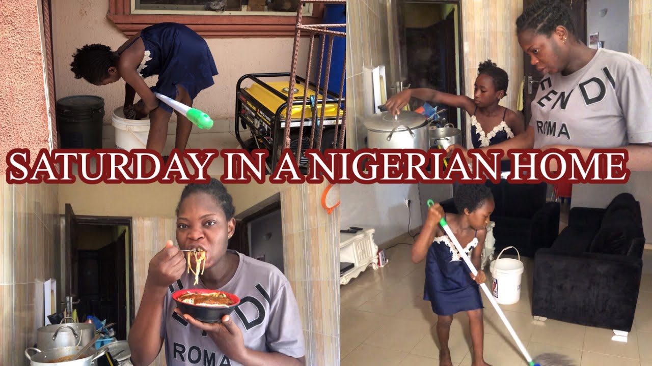 SATURDAY IN A TYPICAL NIGERIAN HOME LIVING IN ASABA #vlog