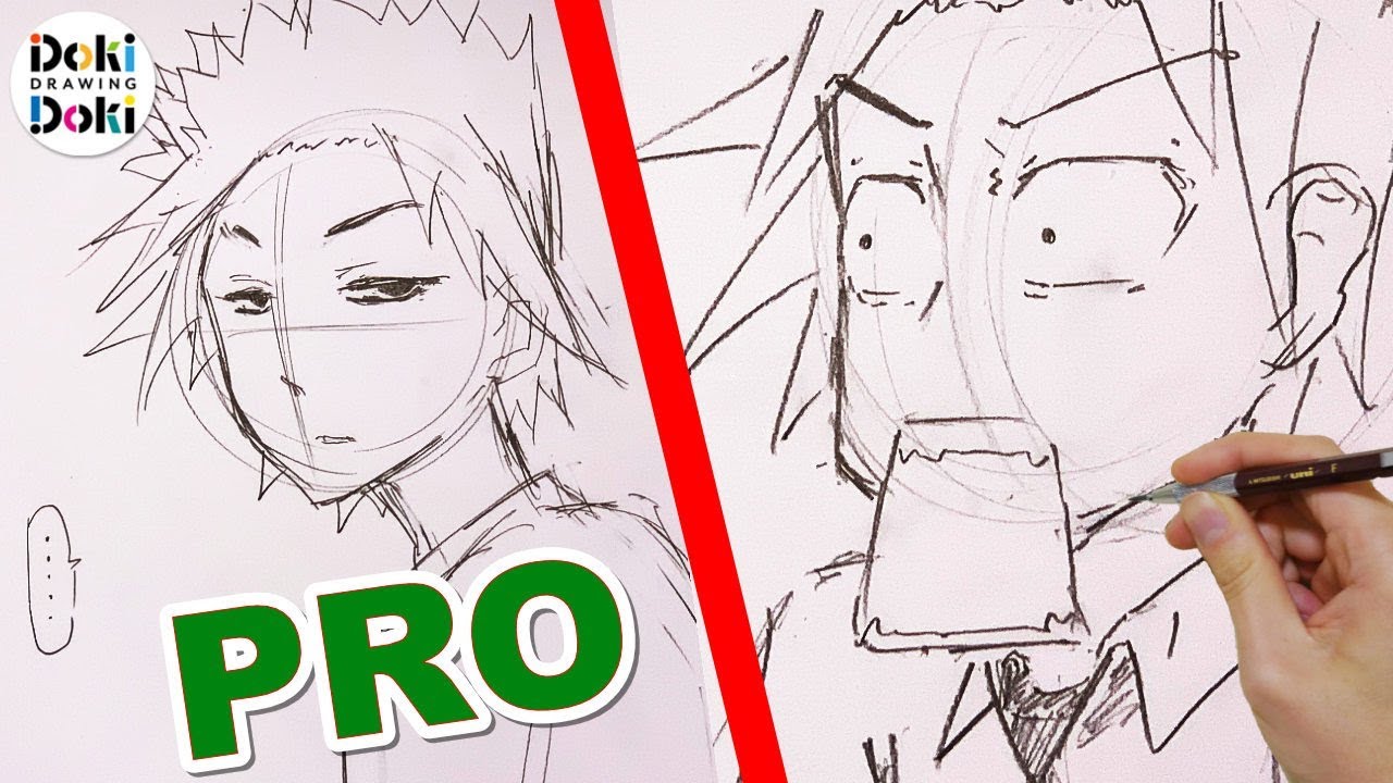 REALISM - Which is FUNNIER?｜Pro Mangaka draws comical scene