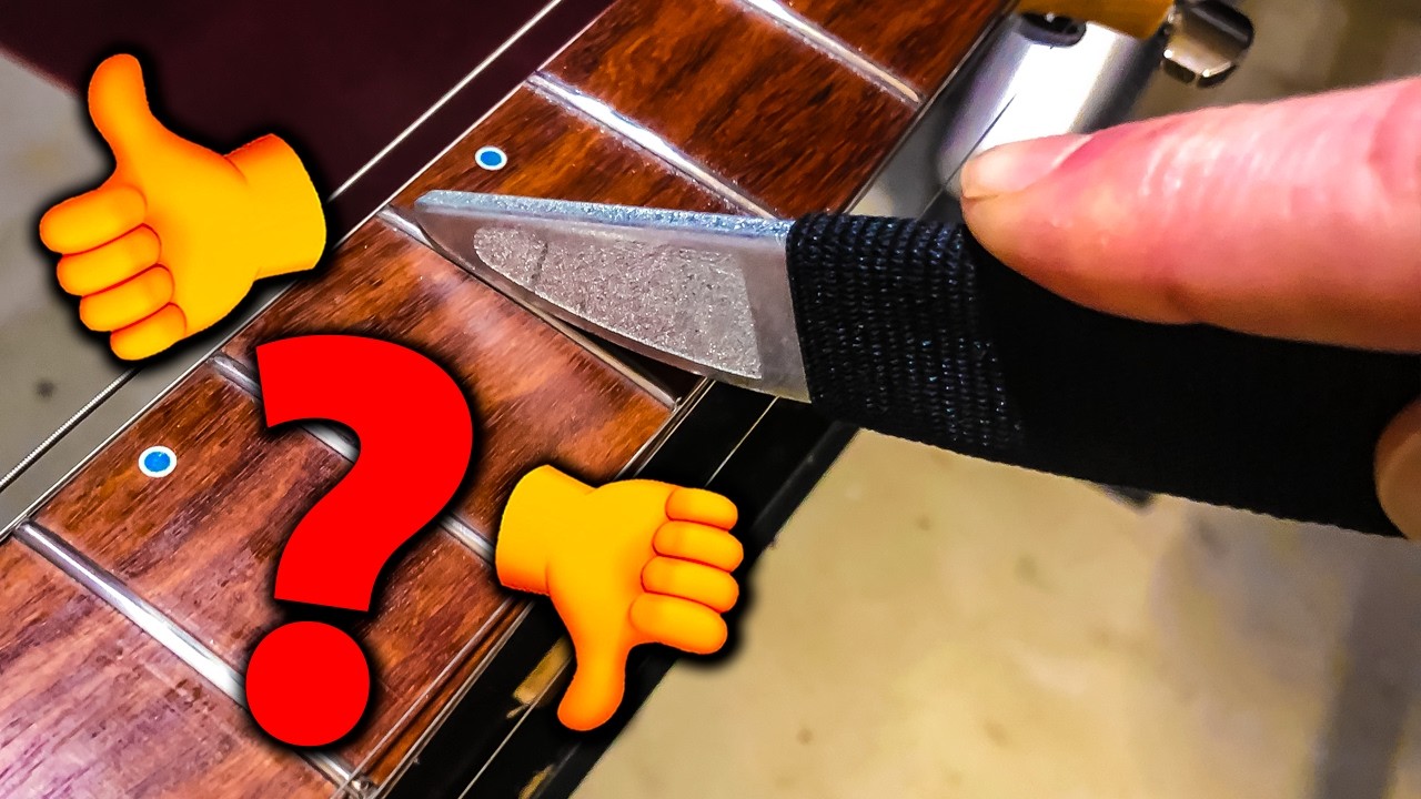 Reviewing a Chinese Made Diamond Fret Crowning Tool