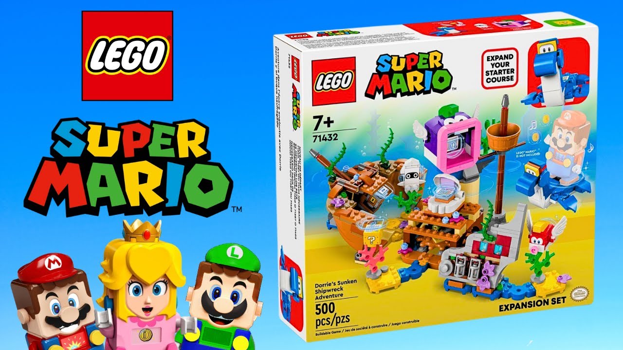 LEGO SUPER MARIO 71432 DORRIE'S SUNKEN SHIPWRECK ADVENTURE