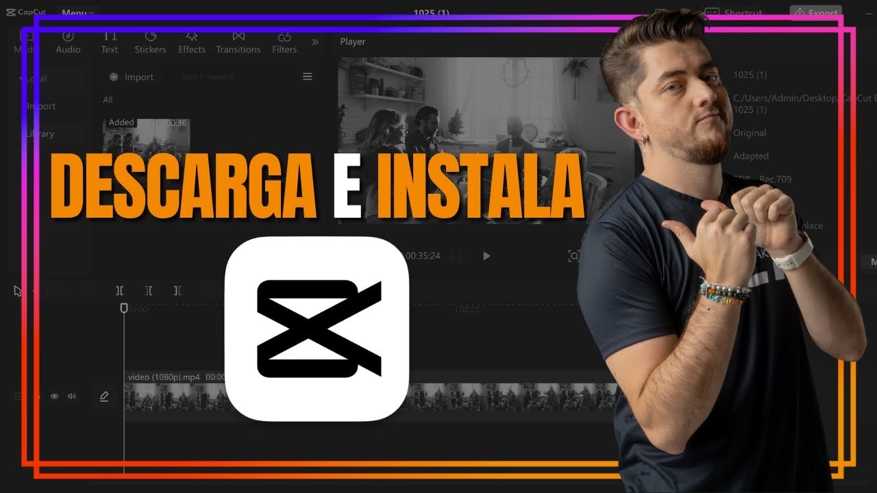 🔝C&oacute;mo DESCARGAR e INSTALAR CapCut para PC GRATIS (&Uacute;ltima Versi&oacute;n)🎬