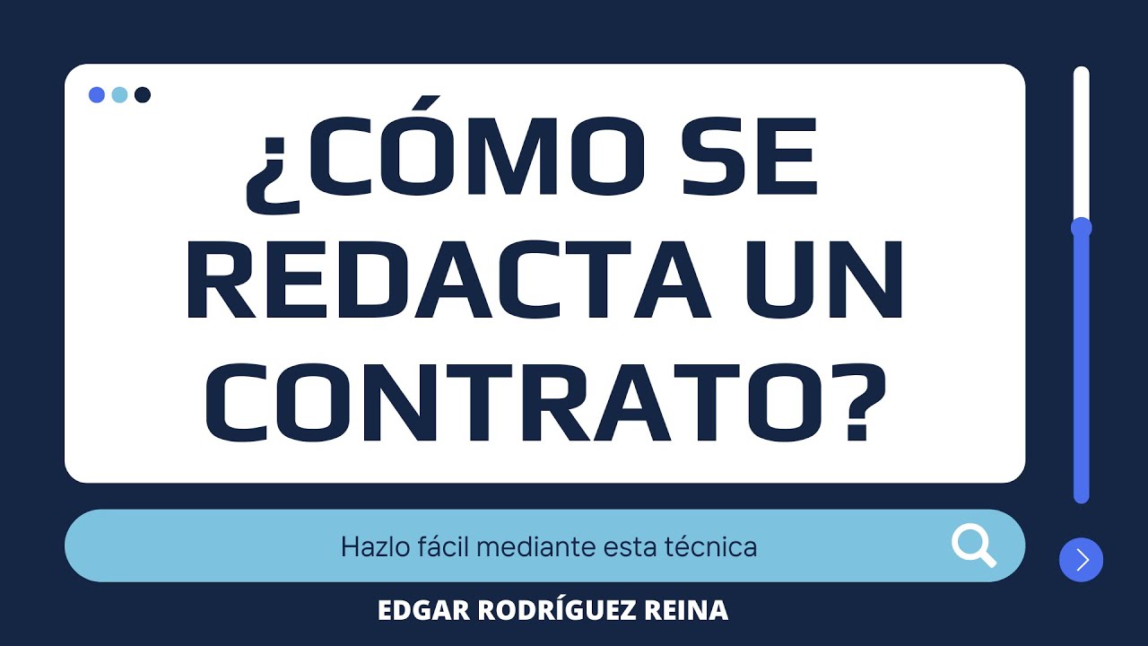 ¡HAZ LOS CONTRATOS ASÍ!
