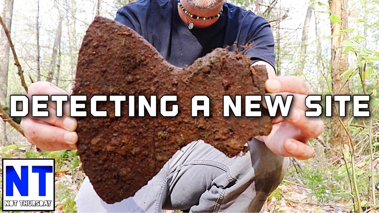 First person to metal detect this 1700s site