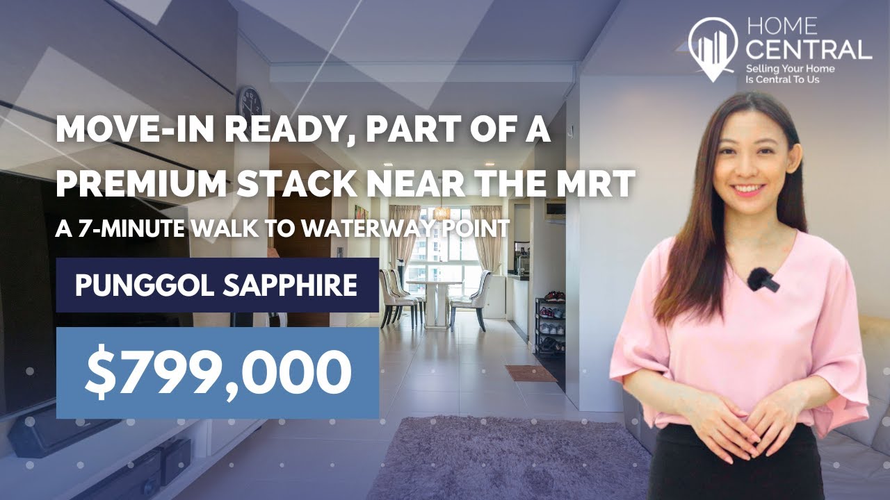 Punggol Sapphire: 5 Room HDB Home Tour | Move-In Ready, Part of a Premium Stack Near the MRT