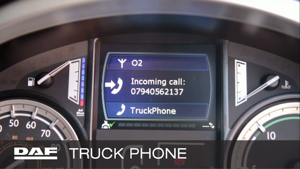 DAF Trucks UK | DAF Truckphone: описание | Ознакомление с продукцией