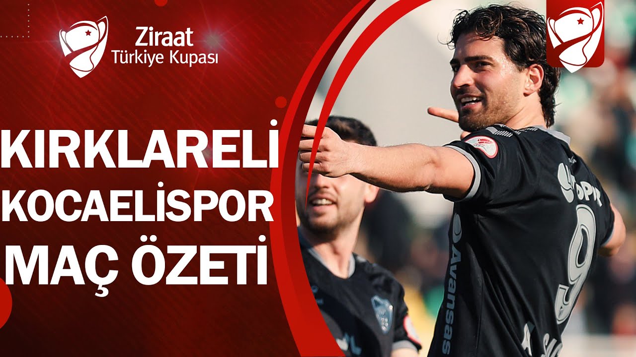 Kırklarelispor 1-3 Kocaelispor | MAÇ ÖZETİ | Ziraat Türkiye Kupası D Grubu Maçı