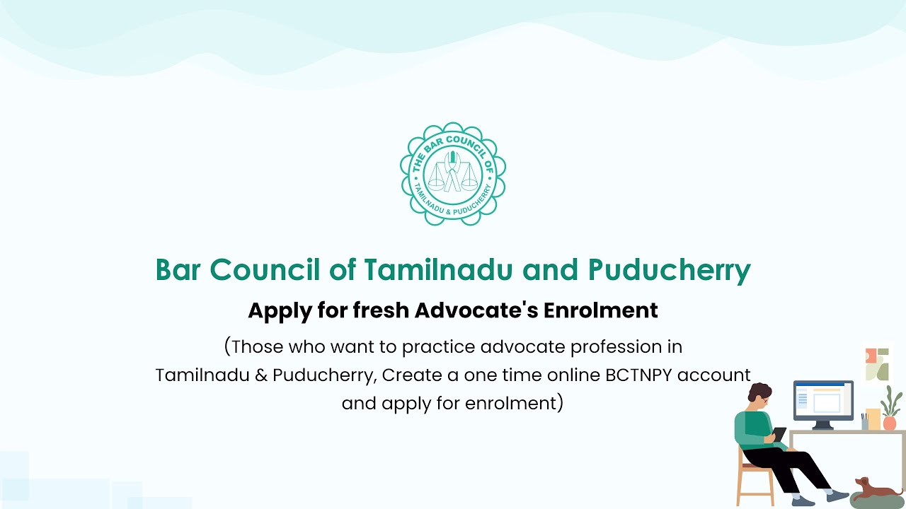 Apply for fresh Advocate's Enrolment