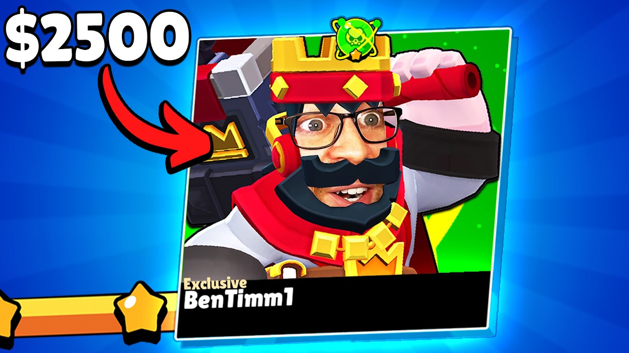 How I Unlocked the RAREST Skin in Brawl Stars! 🤯 ($2500 spent)