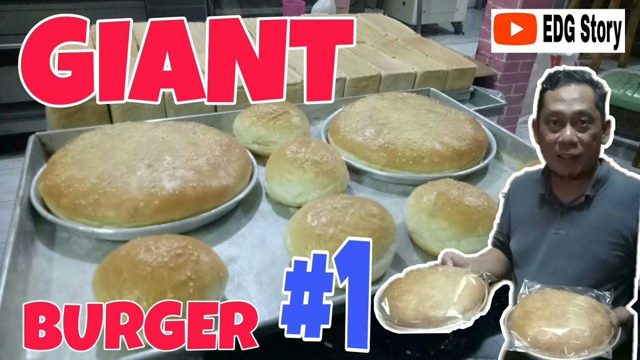 Cara membuat Giant Burger,  Part #1, Burger Bun