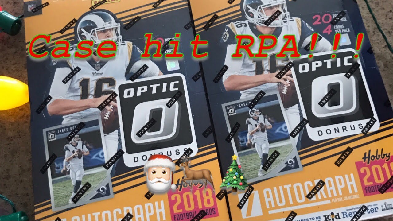2018 Optic Football Hobby Box (2) Case Hit!