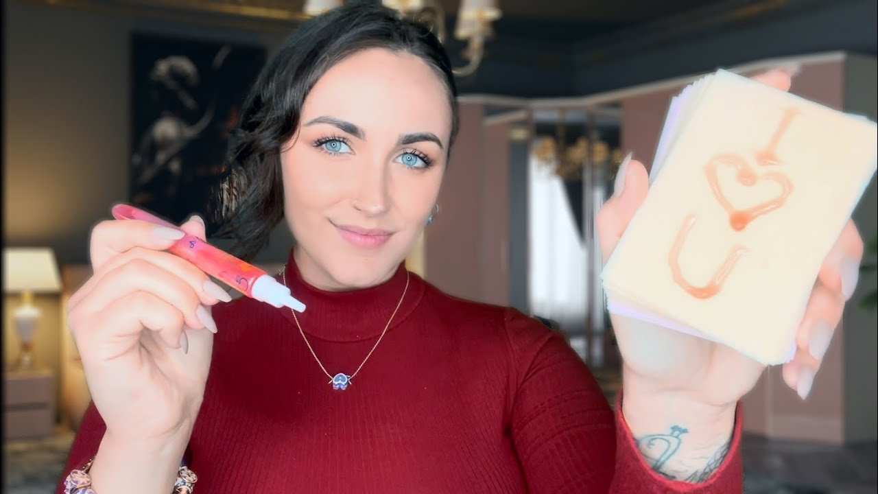 💕 Writing You Love Letters...and Then EATING Them ASMR 💕 Ft. GONA Jewelry