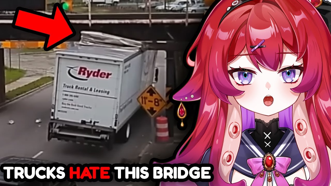 Грузовики НЕНАВИДЯТ этот 11-футовый мост! | Vtuber React