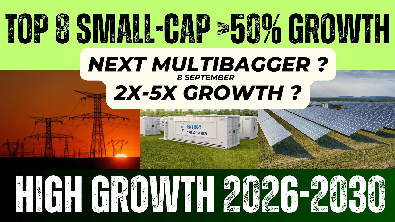 Top 8 Small-Cap Stocks | 50%+ CAGR Growth | Best Stocks in India 2025
