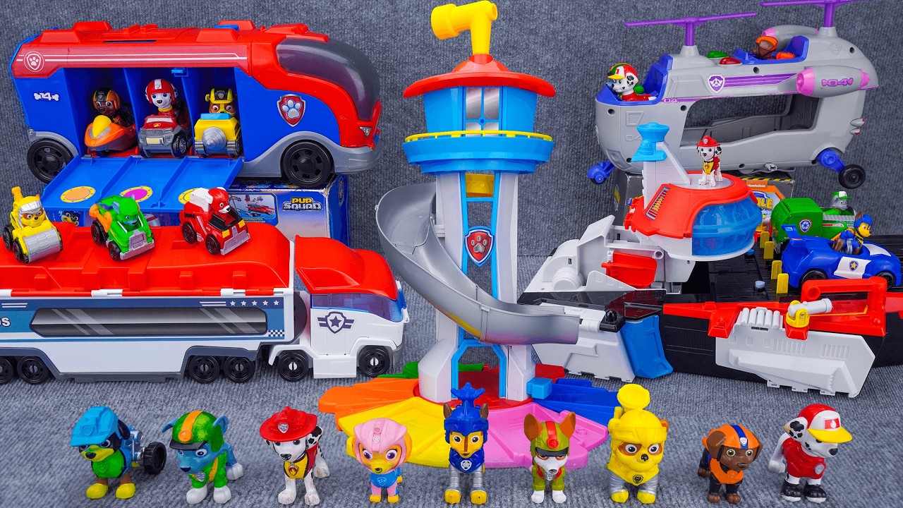 PAW Patrol to the Rescue! Paw Patrol Truck Set with ALL Pups 🐶🚨 | Paw Patrol Unboxing ASMR#pawpatrol