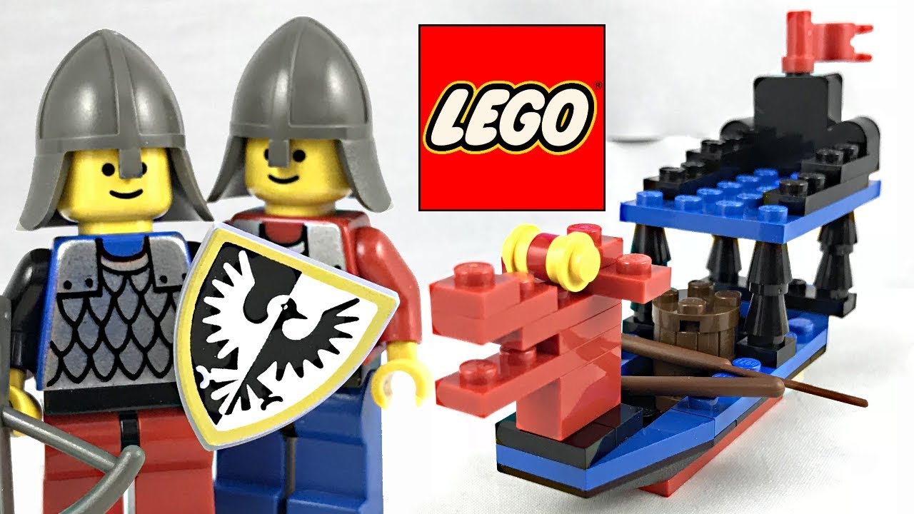 LEGO Classic Castle Battle Dragon review and unboxing! 1990 set 6018!