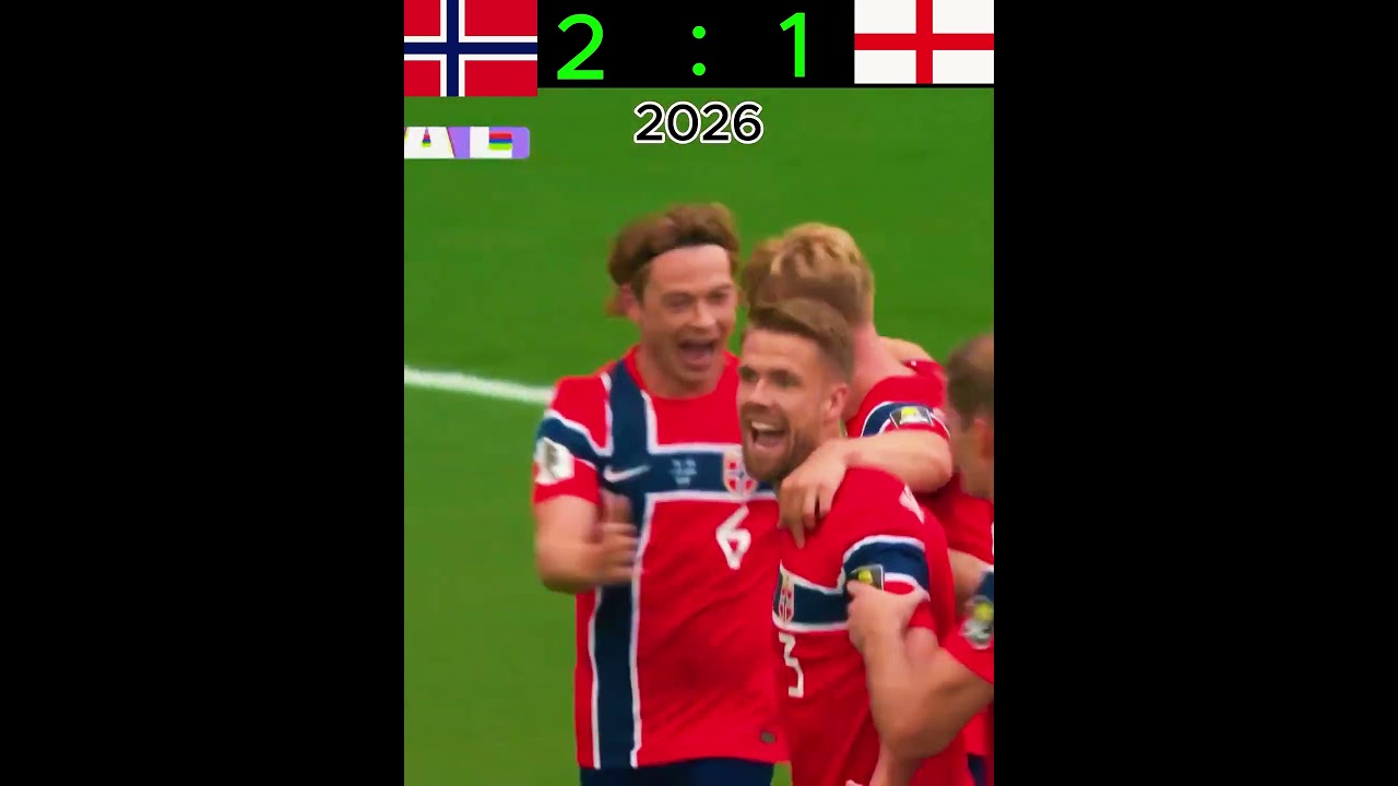 Norway 🇳🇴 vs England 🏴 | FIFA World Cup 2026 Quarter-Final Full Match 🔥⚽ | Football Shorts