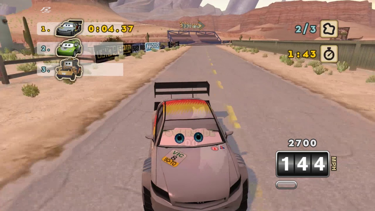 Cars: Mater-National Championship: BETA Mod Progress - BETA Otto Gameplay - Xenia Emulator