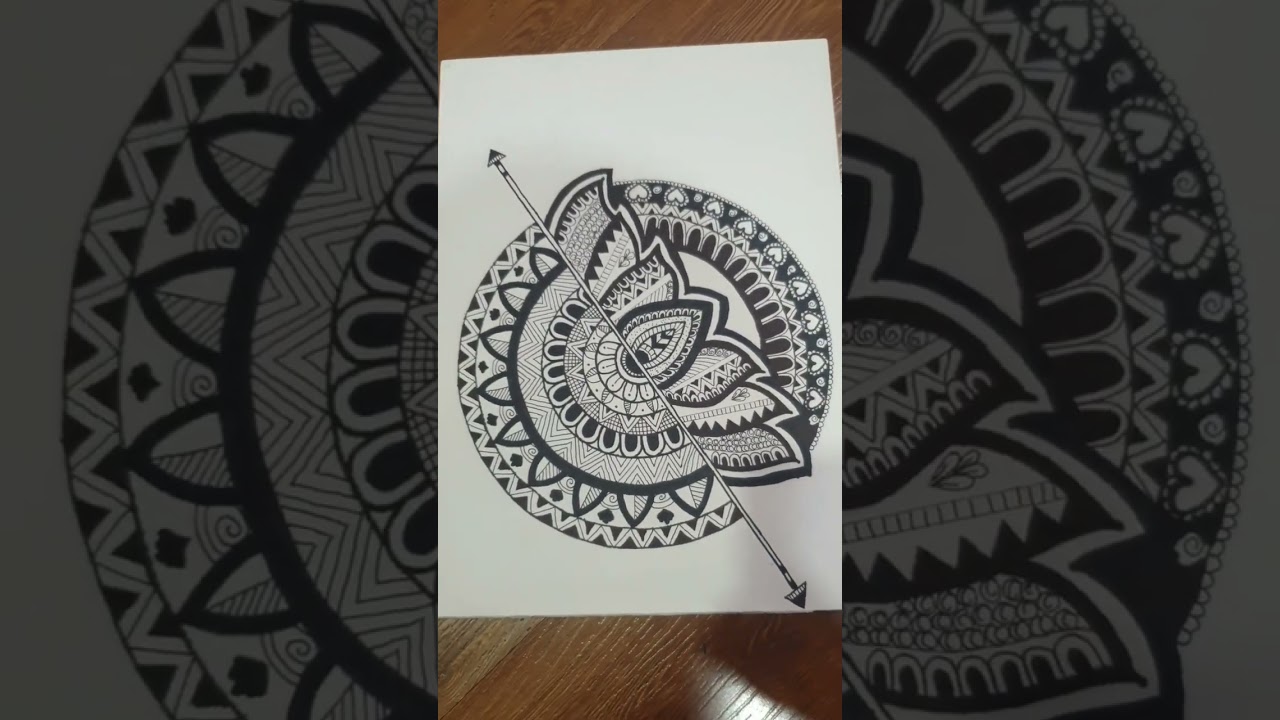 Zentangle|Mandala|Sister's Studio #mandala #zentangle