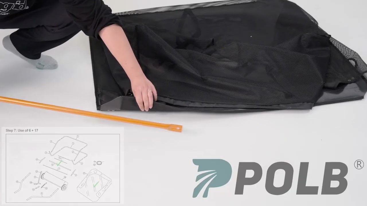 PPOLB Lawn Sweeper Tow  Behind installation video