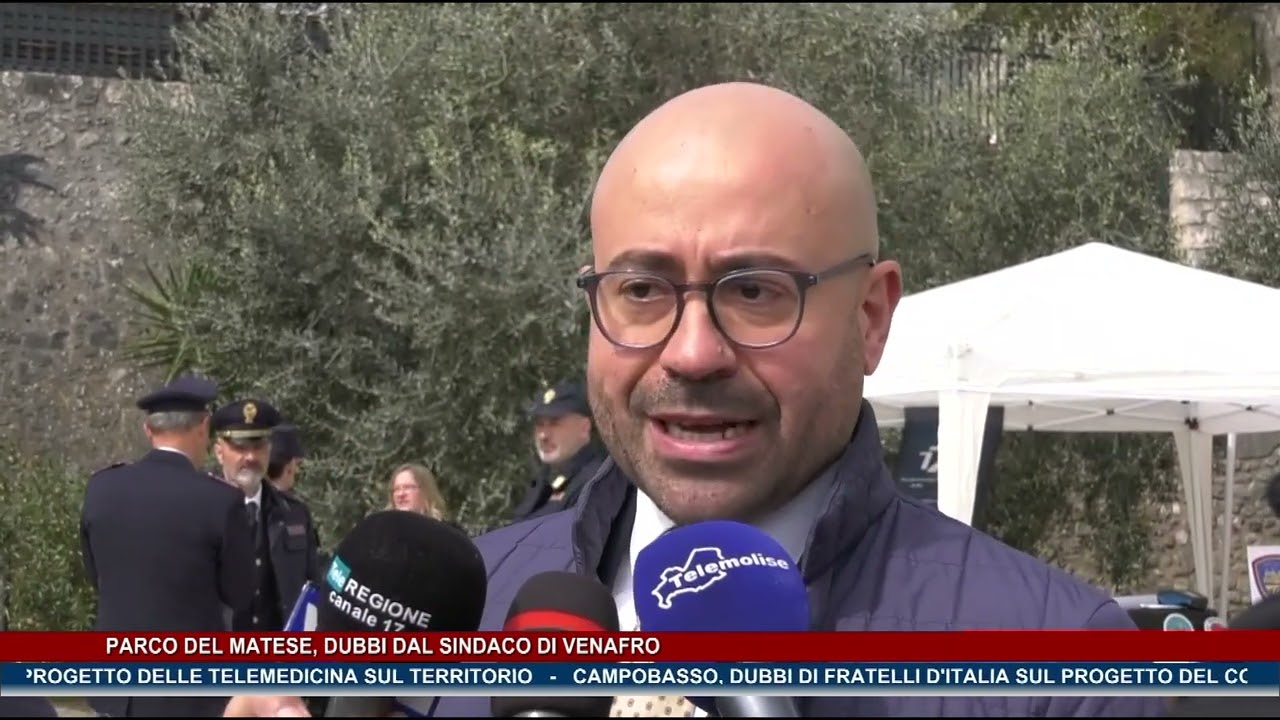 Parco del Matese, dubbi dal sindaco di Venafro - TRSP TG NEWS MOLISE DEL 12-04-25