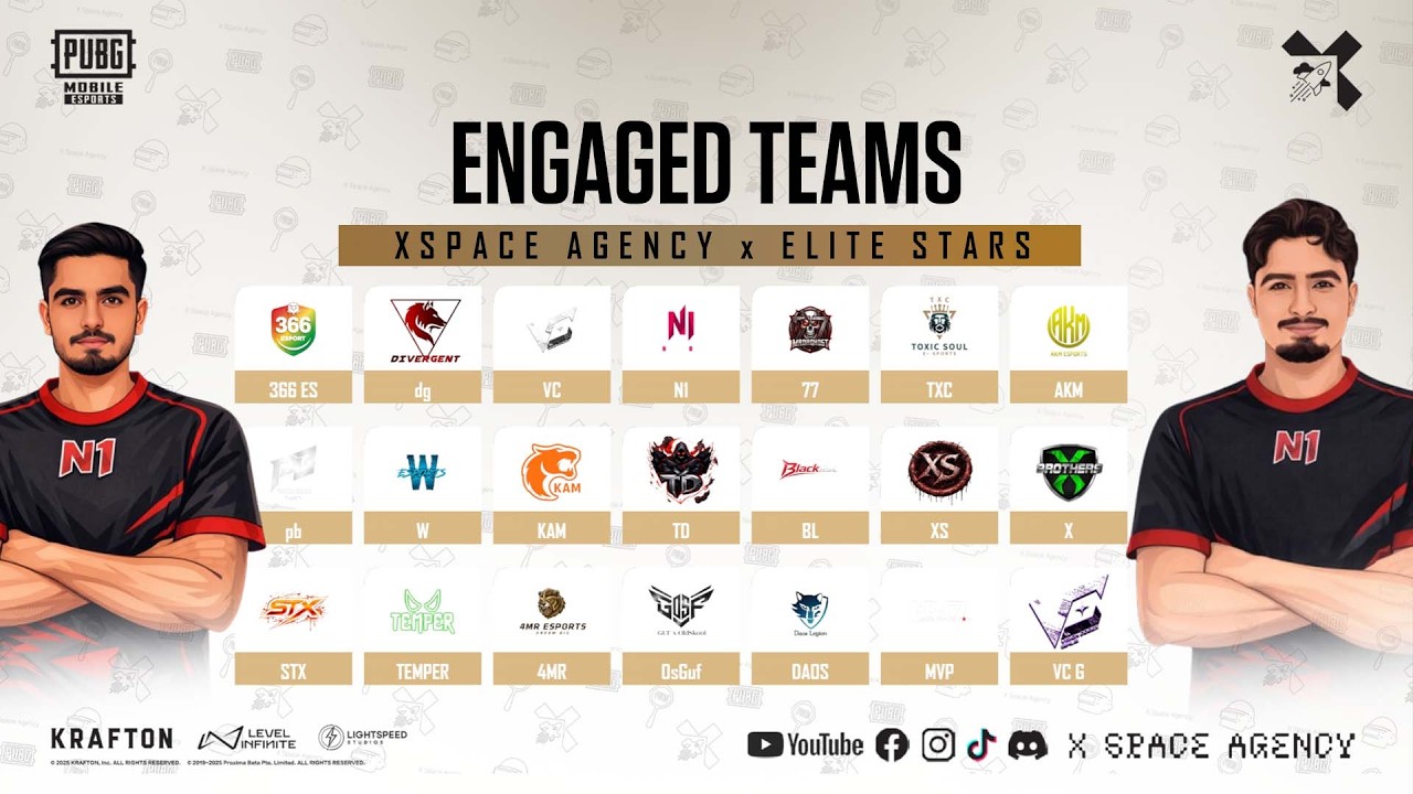 [EN] XSPACE AGENCY ELITE STARS | SEMIFINALS | #pubgmobile  #pubgtournament #livestream