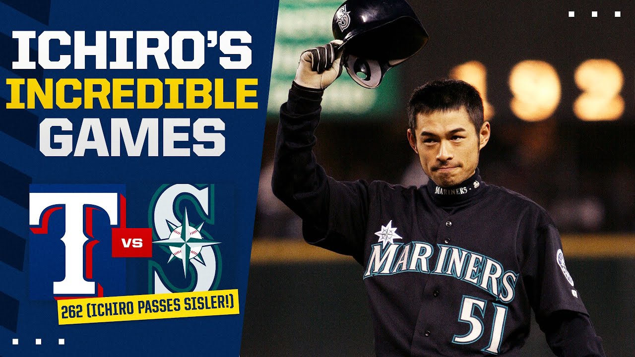 10/1/04: Ichiro Makes Hits-tory! | イチローハイライト