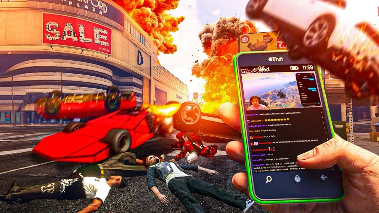 TROLLANDO STREAMERS NO GTA RP COM MOD MENU