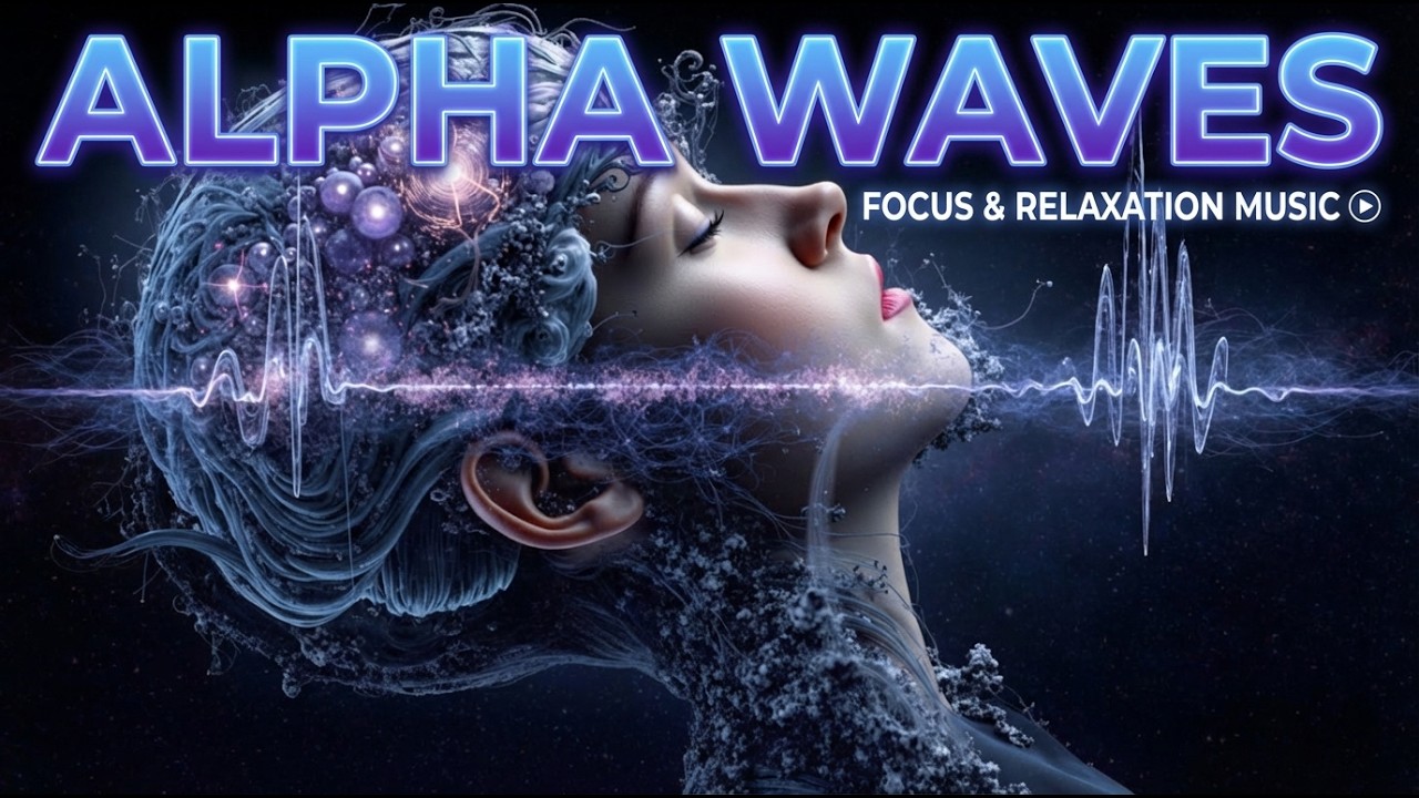 Музыка альфа-волн | 8-12 Гц для концентрации | Состояние потока учеба 432 Гц