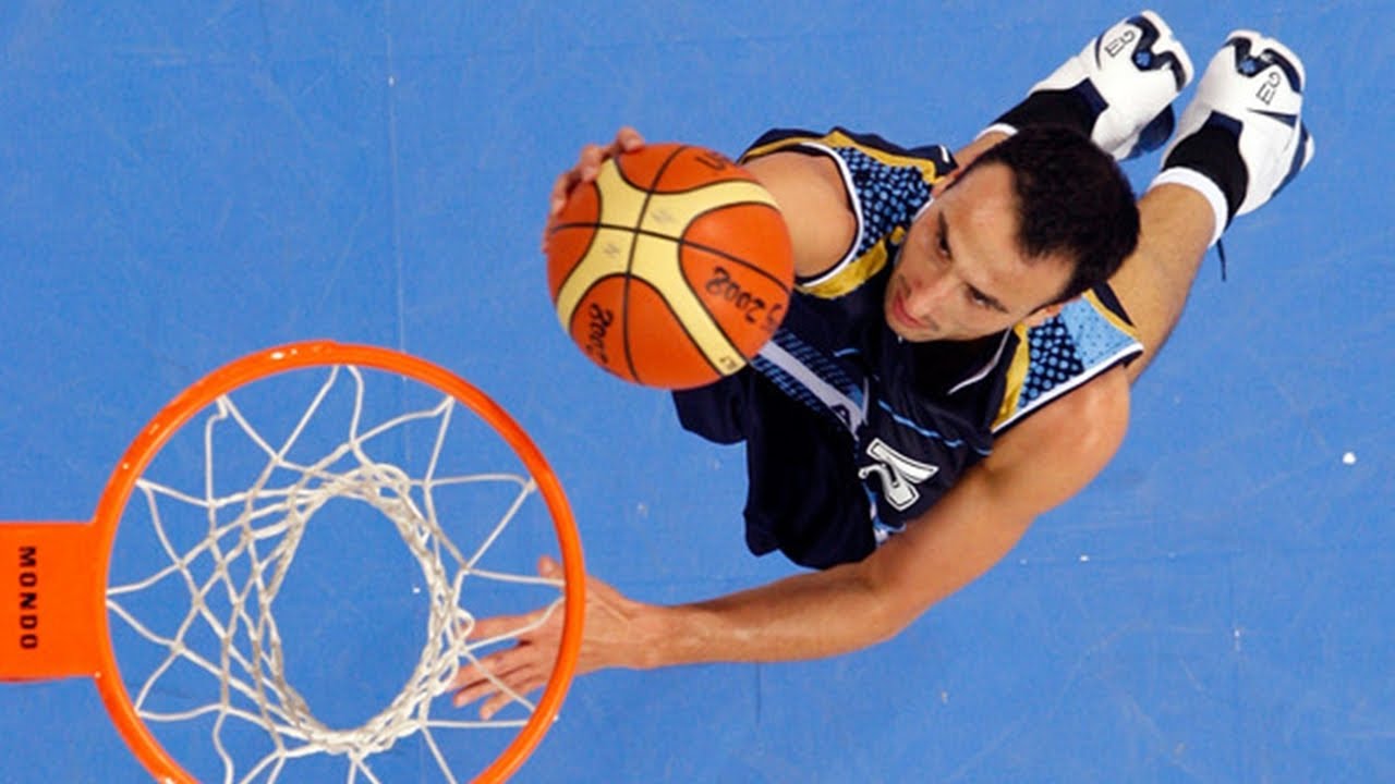 Máxima anotación de Manu Ginóbili en la Selección Argentina: 32 puntos vs Irán en 2008