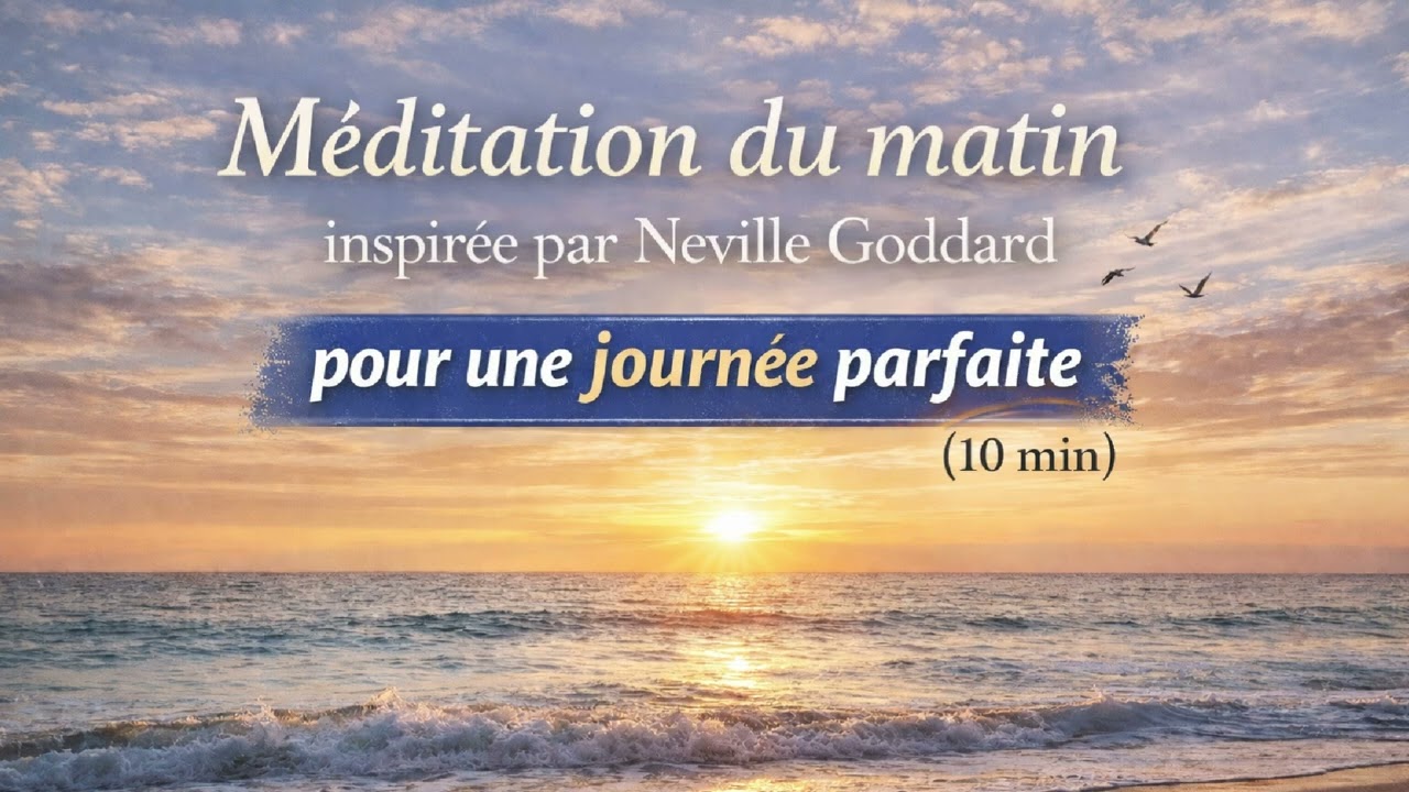Méditation du matin inspirée par Neville Goddard pour une journée parfaite