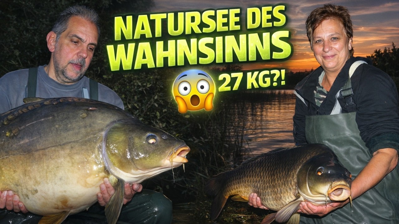 27 KG MONSTERKARPFEN & 2m WELSE! 😳 Karpfenangeln in Frankreich eskaliert komplett!