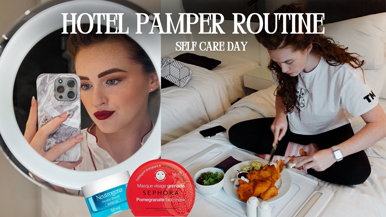 Self Care Routine 🛁🫧 | 24 hours hotel pamper reset | Elemis Cleansing Balm | SOPHIE FAY HART