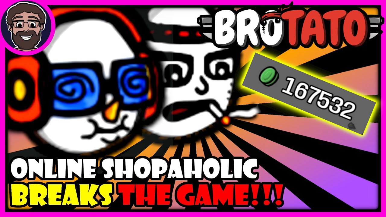 Wholesaler + Online Shopaholic Actually BREAKS The Game!! | Brotato: Modded