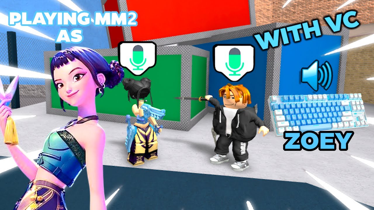 ZOEY DESTROYS TEAMERS IN MM2 VOICECHAT (KEYBOARD ASMR)