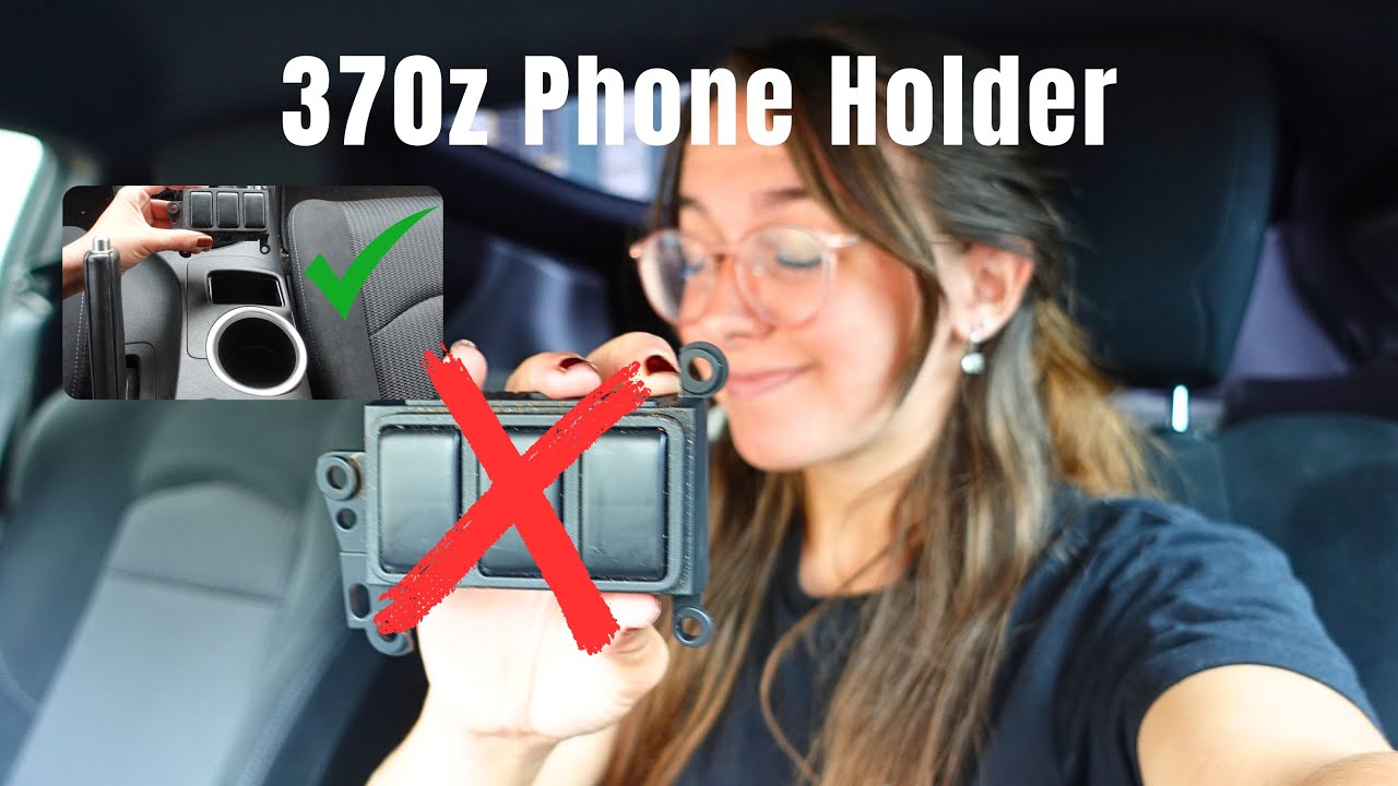 3D Printed Phone Holder for 370z