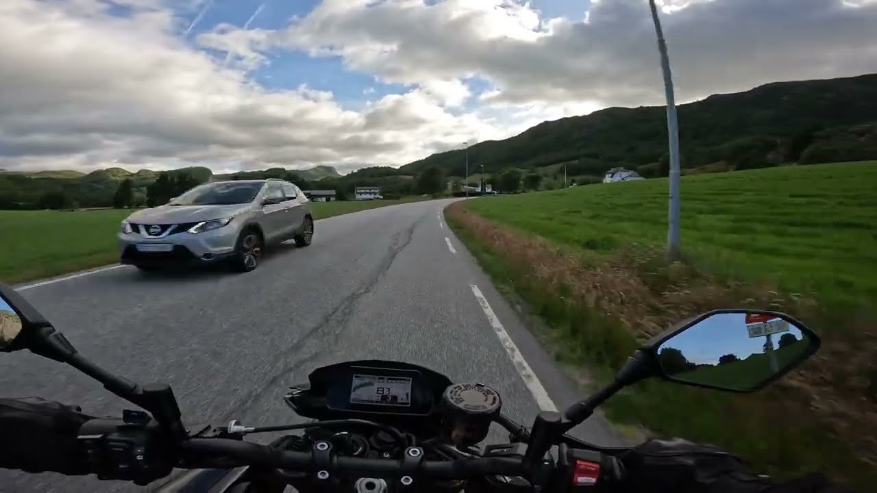 Yamaha MT10SP 2022 [Raw Sound]. Stock exhaust. Ride from Lauvik to Stavanger [Part 1]