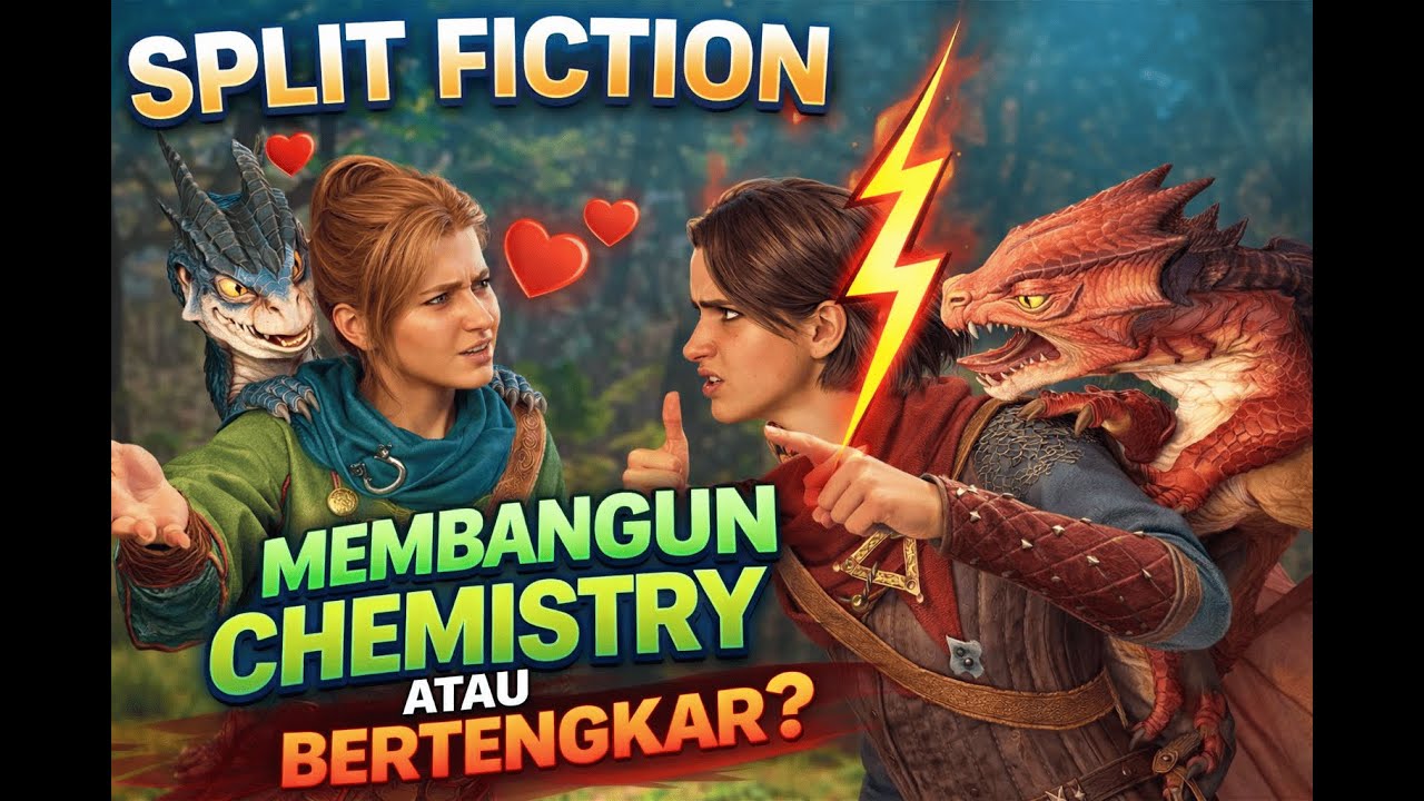 UJUNG-UJUNGNYA PASTI BERANTEM DAH INI - SPLIT FICTION