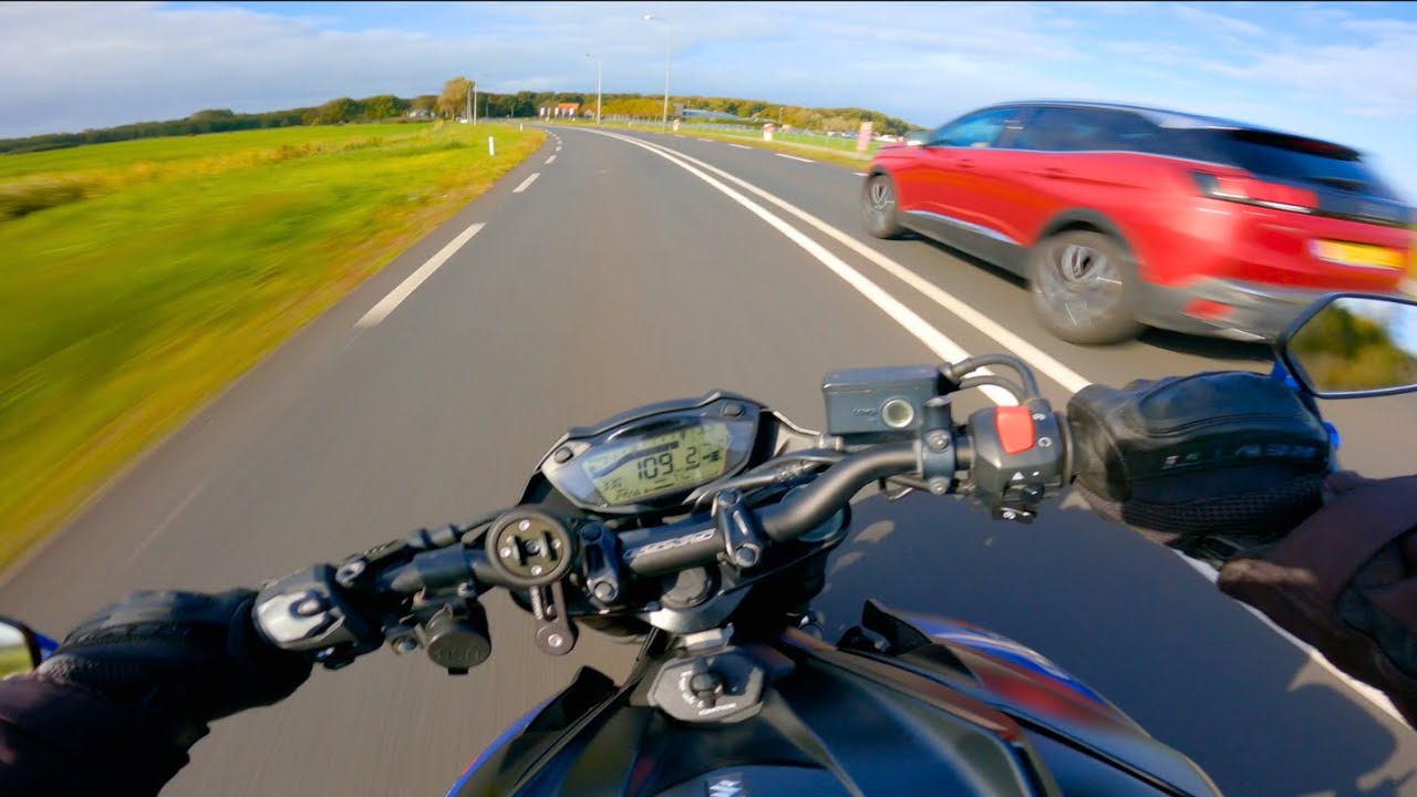Quick Afternoon Drive🥵 ll SUZUKI GSXS 750 PURE SOUND POV ll Yoshimura Exhaust no DB killer