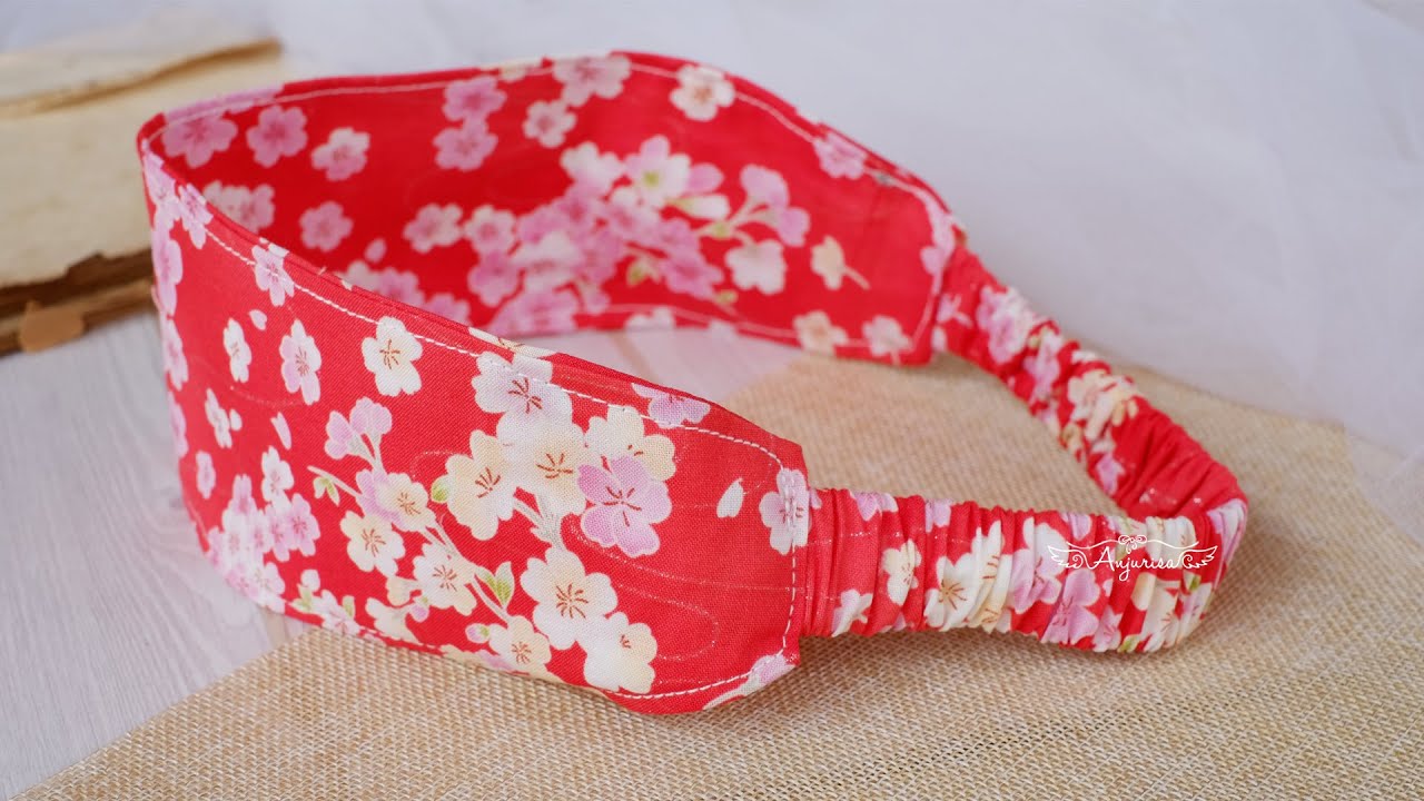 LESS BULKY! Easy Fabric Headband Making with Elastic – Simple Headband for Beginners Sewing Projects