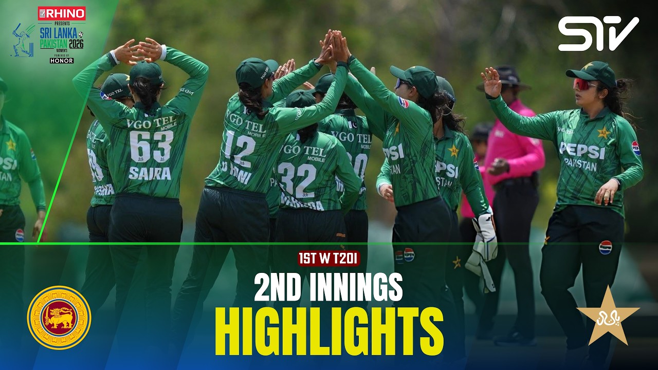 2nd Innings Highlights | Sri Lanka Women vs Pakistan Women | Match 01 | T20I Series 2026 | M9l1K