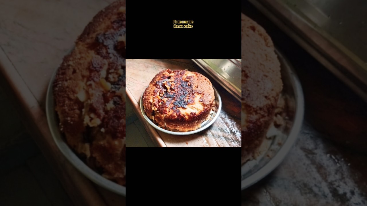 rawa cake #recipe #cake #like #love #comment #food#home #foodlover #mini #vlog