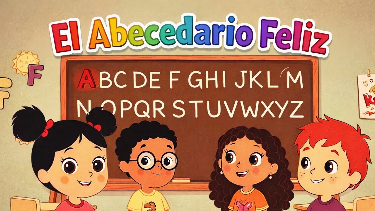 🔤 El Abecedario Feliz | Los Pequeños TV | Canción Infantil 🔤