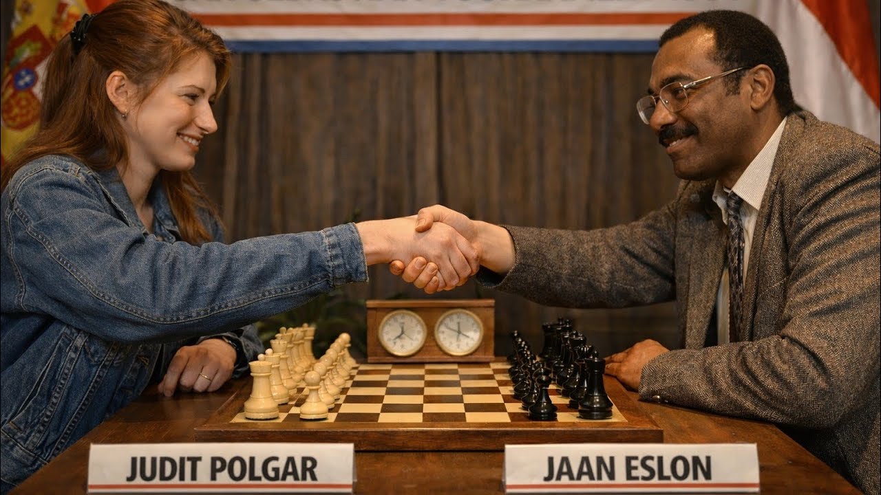 Judit Polgar vs Jaan Eslon ◉ San Sebastian Open Tournament - San Sebastian 1991