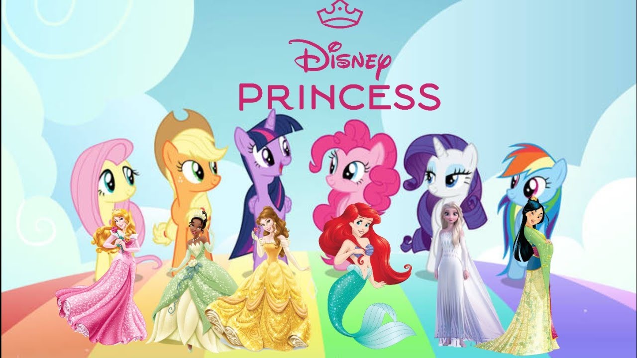 MLP Character AS Disney Princess 15 #MLP Lyrics Song #lyrics  Derpy Hooves Minecraft 2014